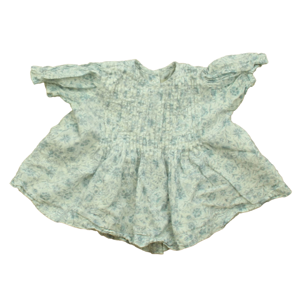 Baybala Girls Blue Floral Blouse size: 6 Months
